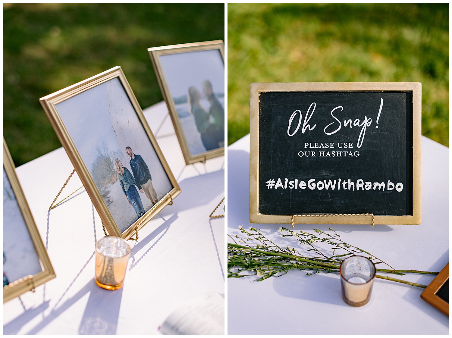 many photographers in the family call for a wedding hashtag