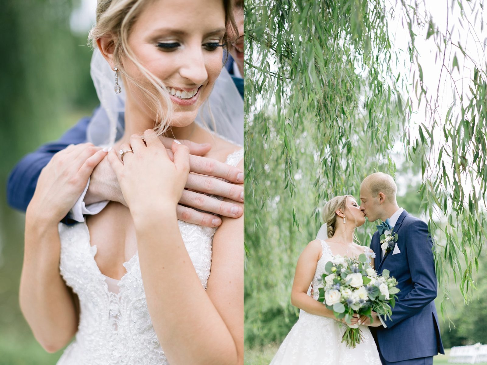 romantic wedding portraits of newlyweds, married at historic acres of hershey