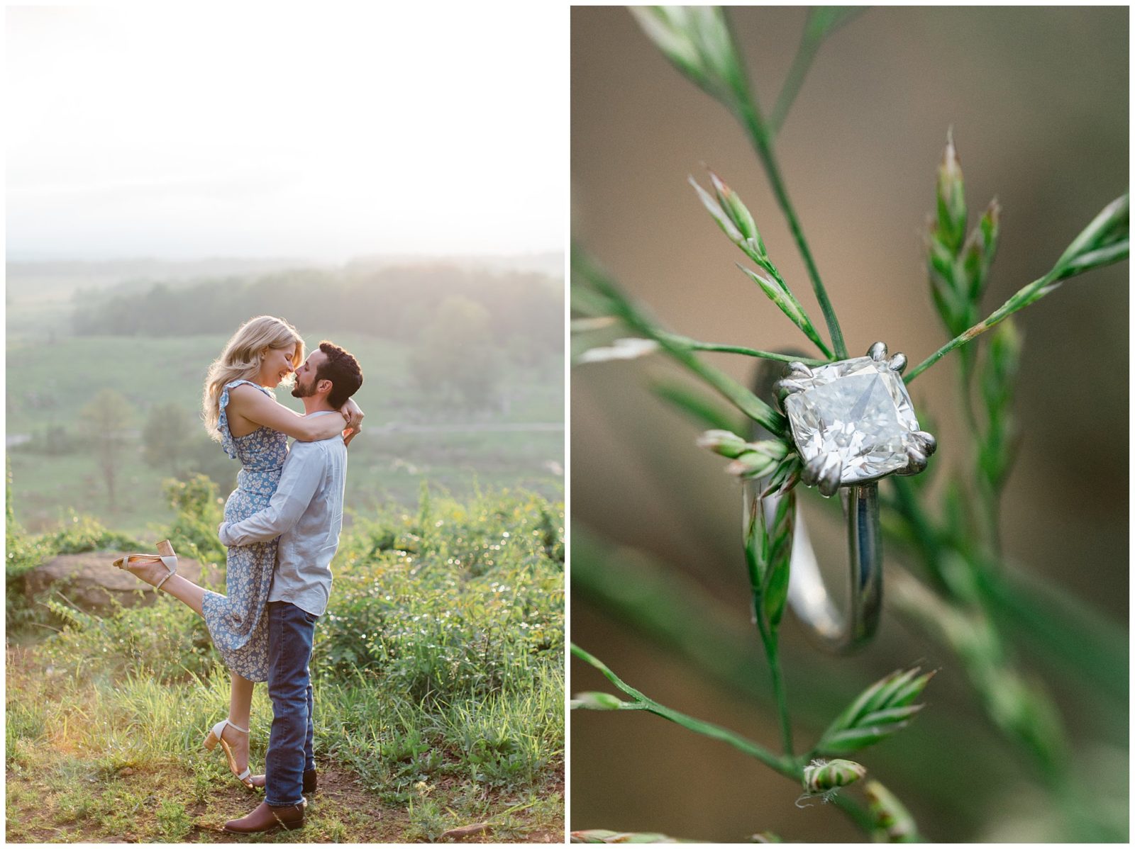 engagement session at gettysburg national park