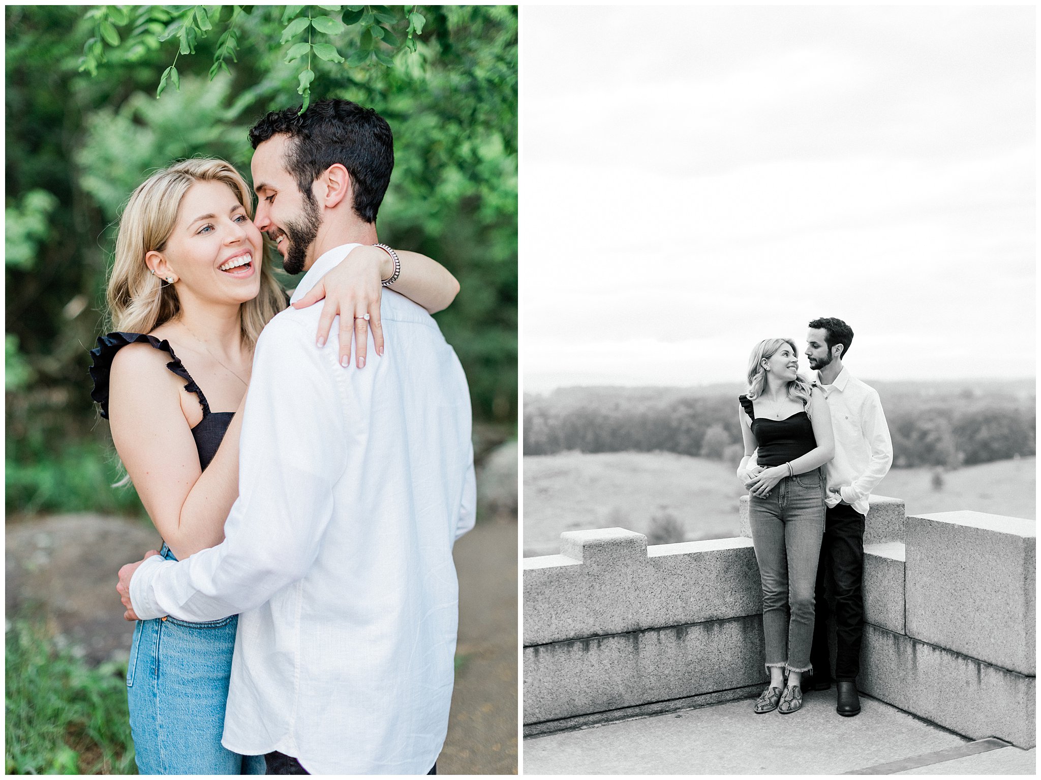 Gettysburg Engagement Session Overcast